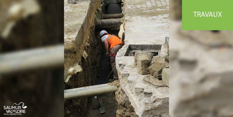 Saint-Martin-de-la-Place : travaux sur les réseaux d’eau potable et d’assainissement à compter du 21 octobre 2024