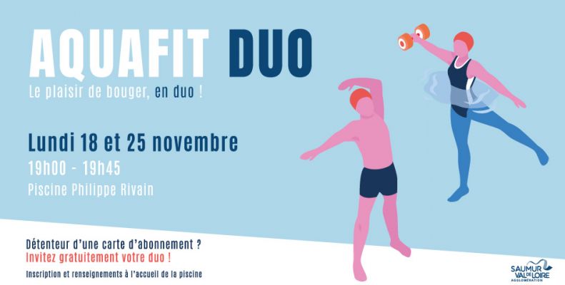 Aquafit Duo à la piscine Philippe Rivain ! 