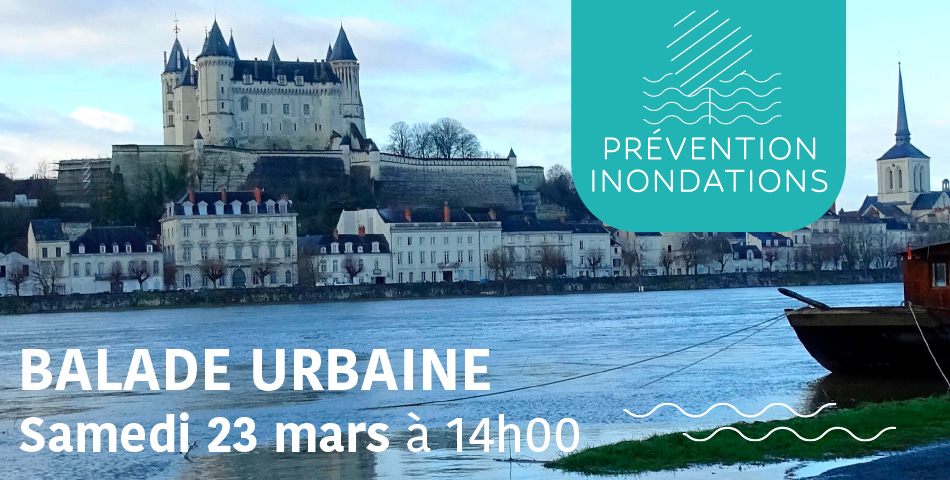 Une balade urbaine le 23 mars à Saumur pour sensibiliser aux risques d'inondation