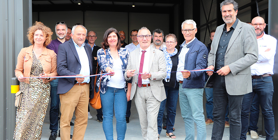 L’Agglo inaugure une usine-relais sur la zone de la Ronde à Allonnes