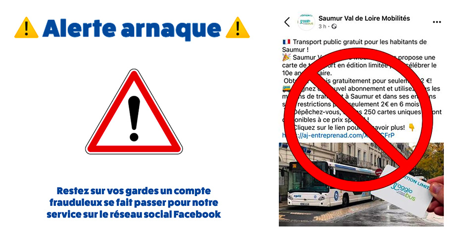 Vigilance : Un faux compte Facebook propose des offres de transport