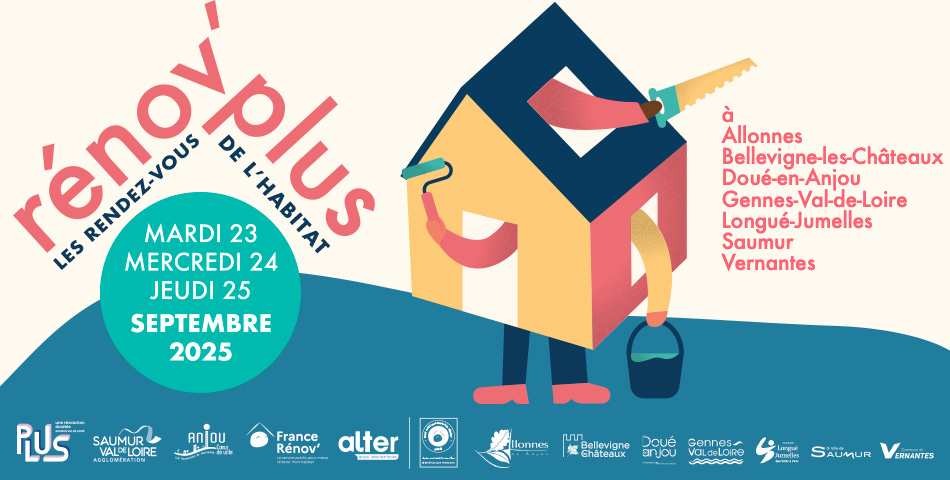 23 • 24 • 25 septembre 2025 : Rénov'Plus, les rendez-vous de l'Habitat 23 • 24 • 25 septembre 2025 : Rénov'Plus, les rendez-vous de l'Habitat